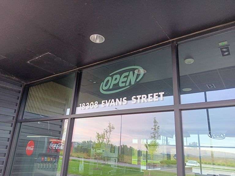 Green Light "OPEN" Sign