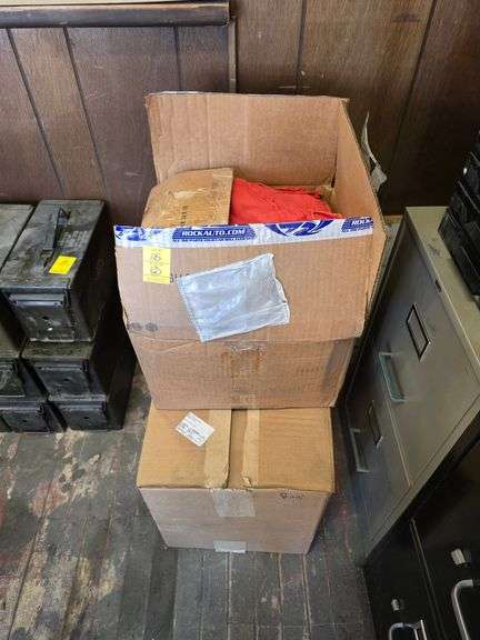 (2) Boxes of Shop Rags - Auction Solutions, Inc - Celebrating 25 Years