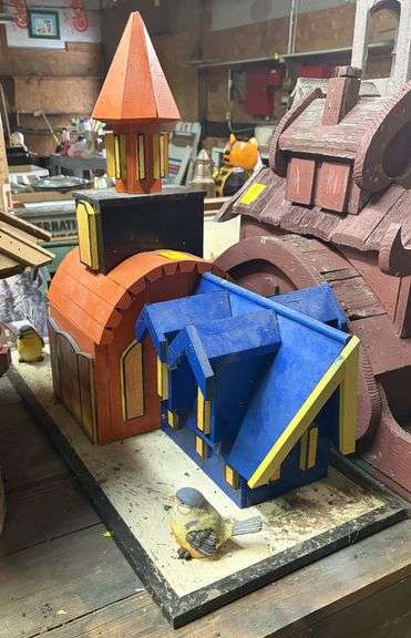 Handmade Birdhouse 33" x 14.5" x 27"