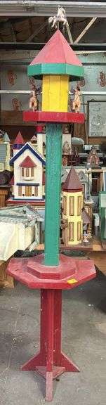 Handmade Birdhouse 13" x 21" x 84"