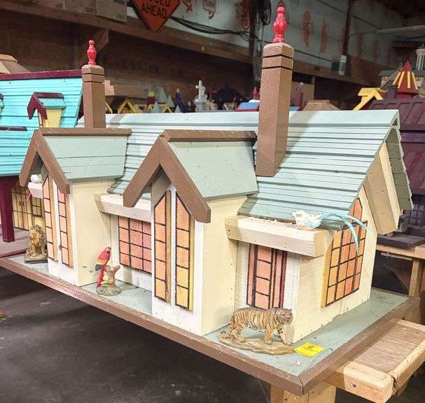Handmade Birdhouse 40" x 22" x 24"