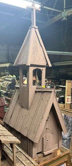 Handmade Birdhouse 15" x 26" x 53"