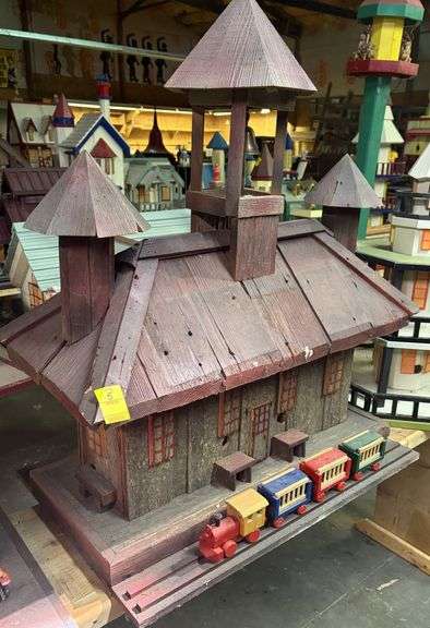 Handmade Birdhouse 30" x 19.5" x 37"