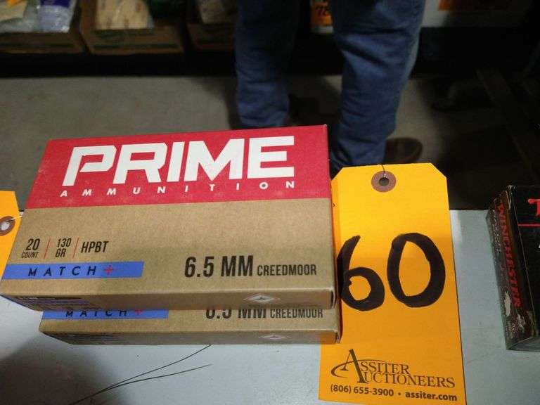 40 Rounds Prime Ammunition 6.5mm Creedmoor