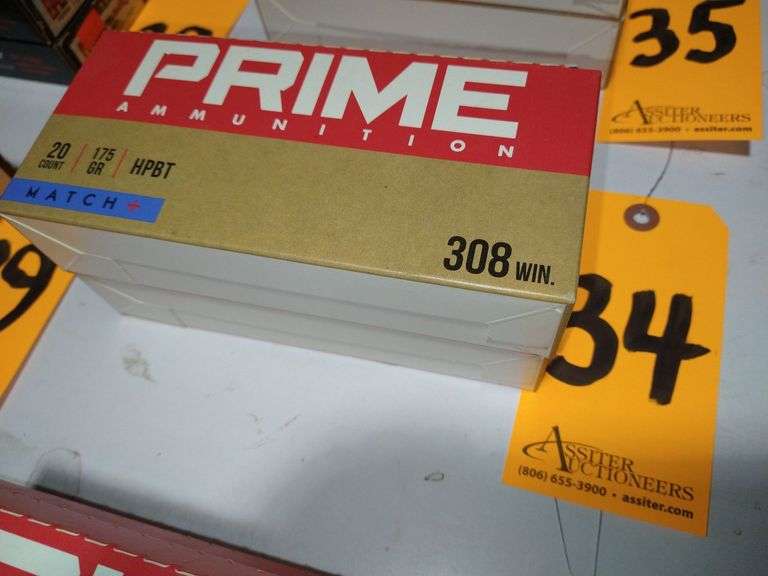 40 Rounds Prime Ammunition .308Win