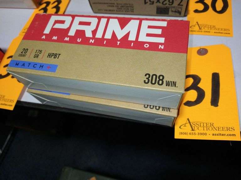 40 Rounds Prime Ammunition .308Win