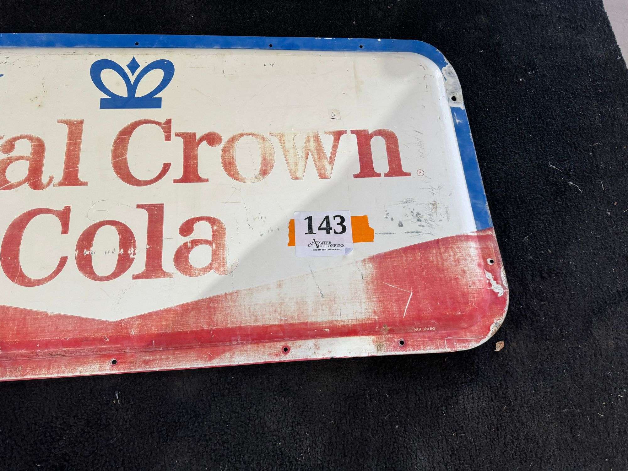 Vintage Royal Crown Cola Sign - Assiter Auctioneers