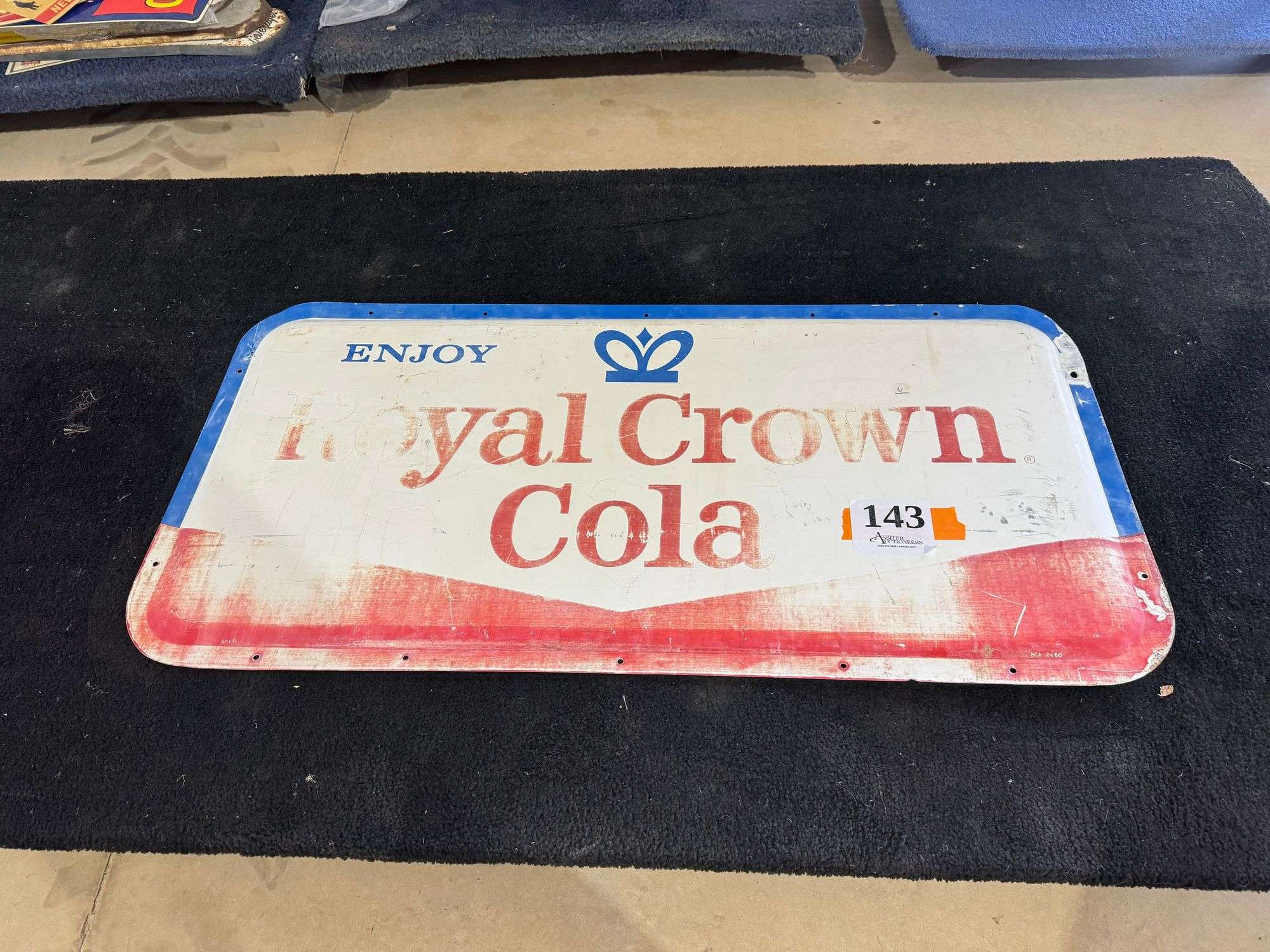 Vintage Royal Crown Cola Sign - Assiter Auctioneers