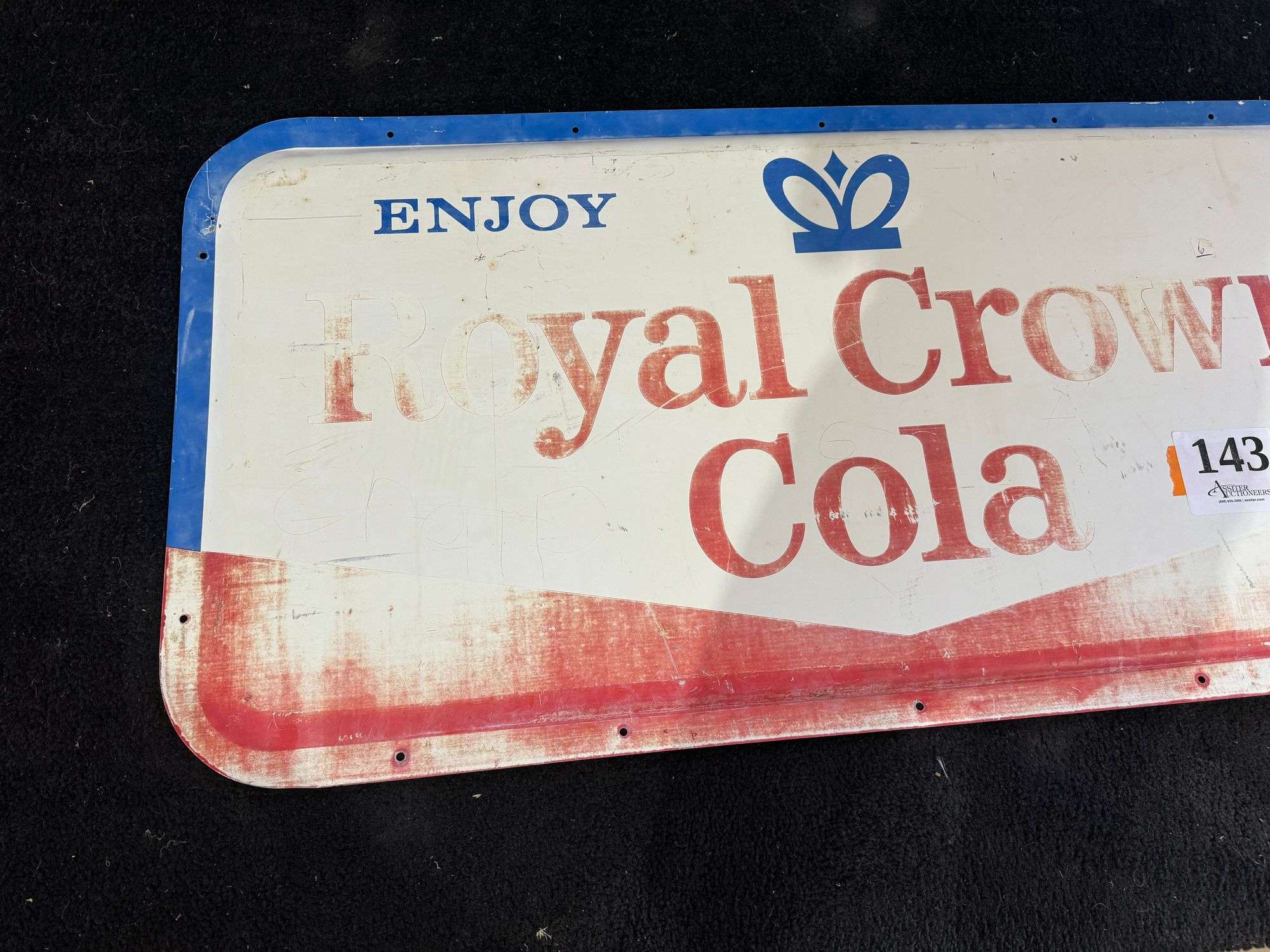 Vintage Royal Crown Cola Sign - Assiter Auctioneers