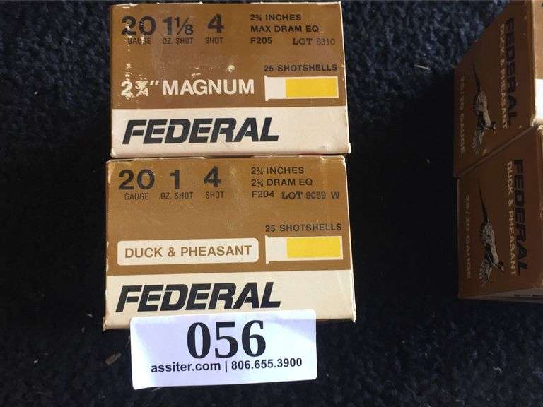 (50) Federal 23/4 4 Shot