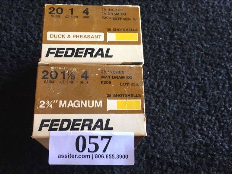 (50) Federal 23/4 4 Shot