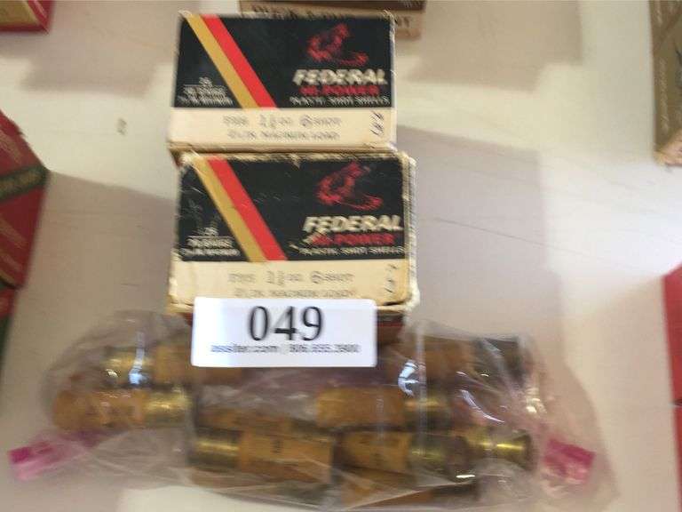 (62) Federal 20ga Hi-Power 23/4 6 shot