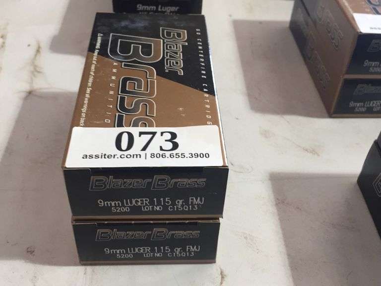 (100) Blazer 9mm Luger 115gr FM
