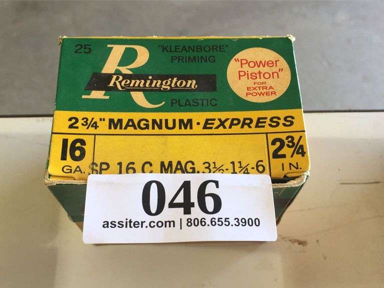 (25) Remington 16ga Magnum Express 23/4 6 Shot