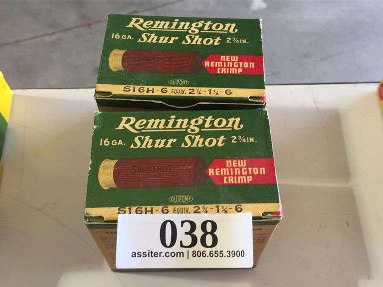 (50) Remington 16ga Sure Shot 23/4 6 Shot