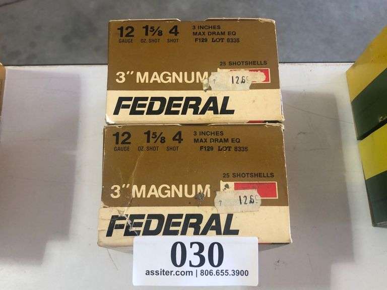 (50) rds Federal 12ga 3" Magnum 4 Shot