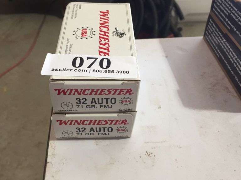 (100) Winchester .32 Auto 71gr FMJ