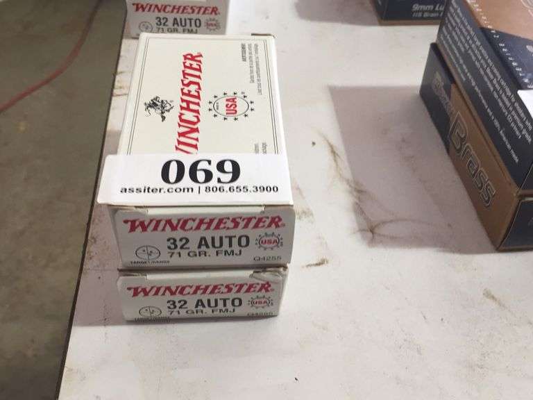 (100) Winchester .32 Auto 71gr FMJ