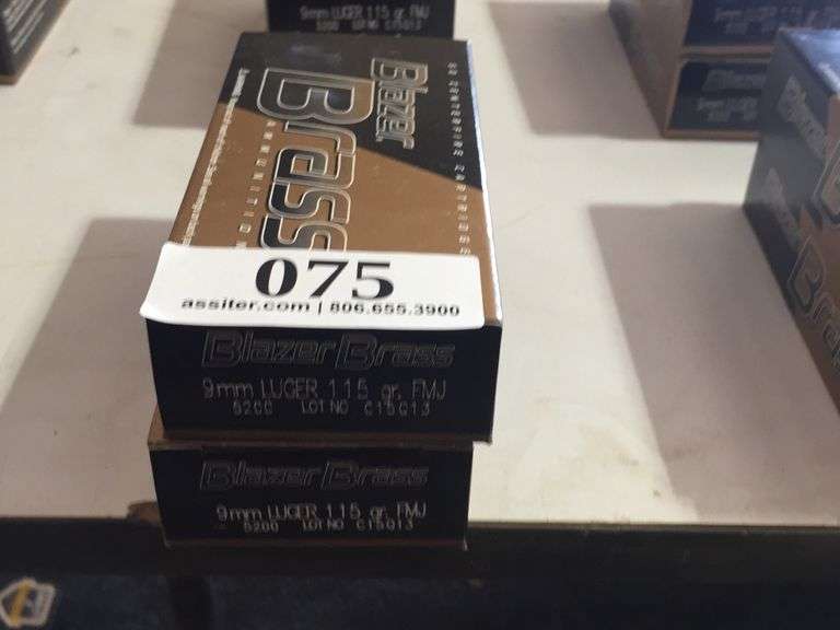 (100) Blazer 9mm Luger 115gr FM