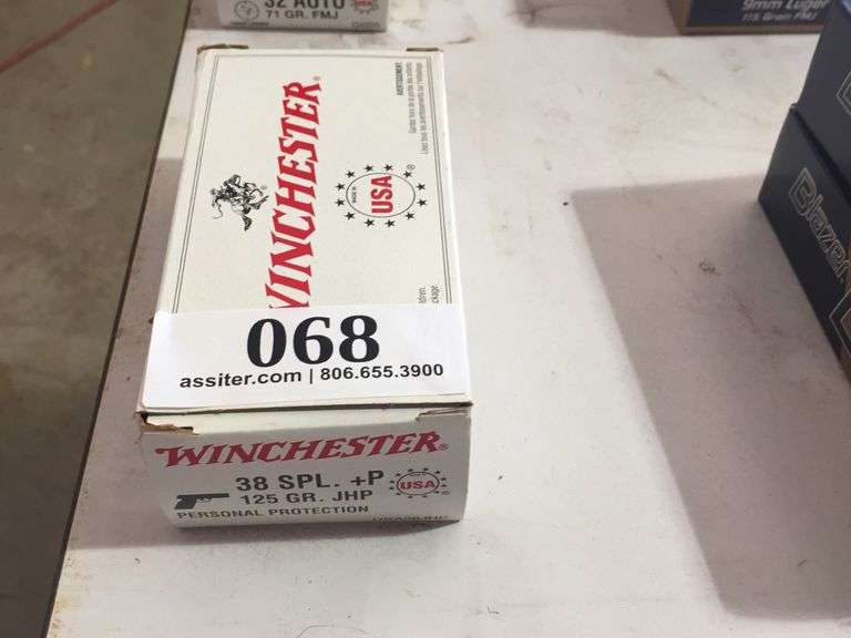 (50) Winchester 38 spcl 125gr JHP