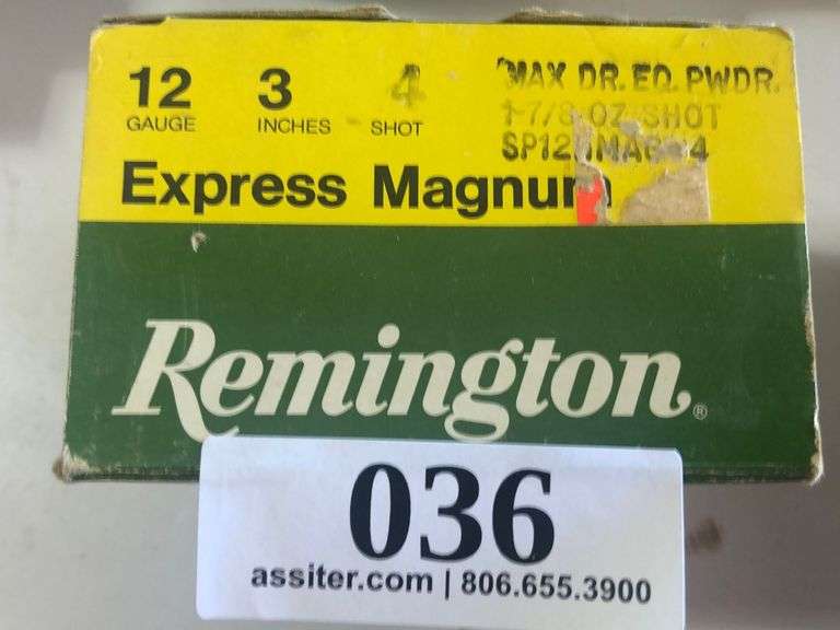 (25) Remington 12ga 3" 4 Shot