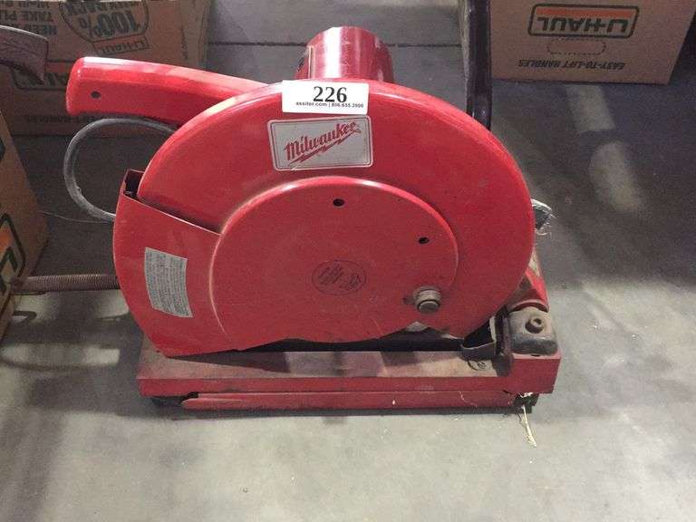 Milwaukee Chop Saw Assiter Auctioneers