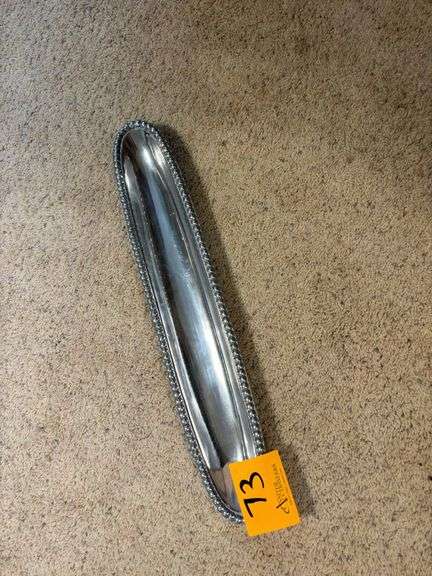 Oblong Metal Dish