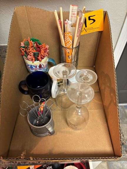 Drink Stirrers, misc. Mugs, Chop Sticks