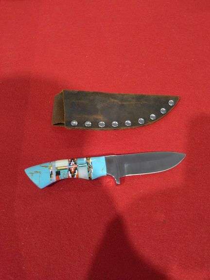 Southwestern Style Inlay 4" Knife