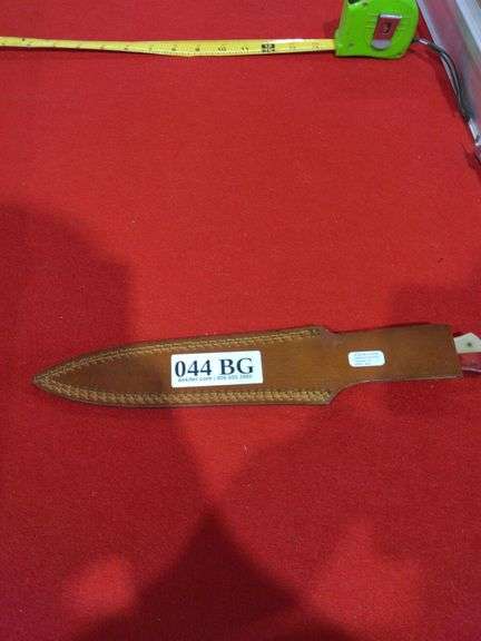 Jilani Brothers Damascus Steel Trident Tip 7" Knife