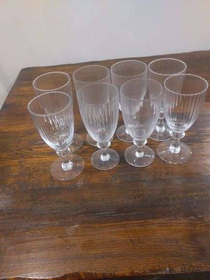Eight (8) Lenox Butlers Pantry Optic Iced Tea Glass