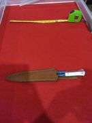 Jilani Brothers Damascus Steel Trident Tip 7" Knife