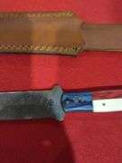Jilani Brothers Damascus Steel Trident Tip 7" Knife