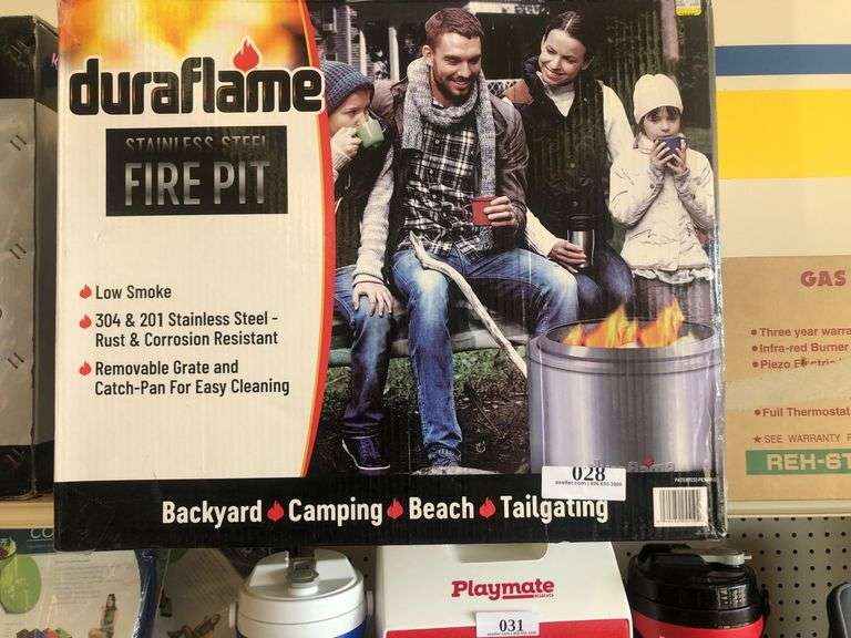 Dura Flame Stainless Steel Fire Pit 19" x 151/2"