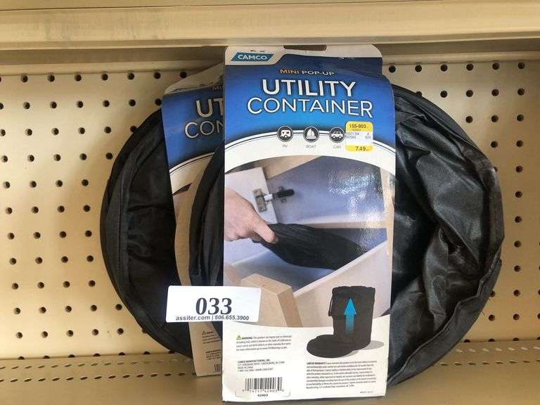 (2) Camco Mini Pop-Up Utility Containers