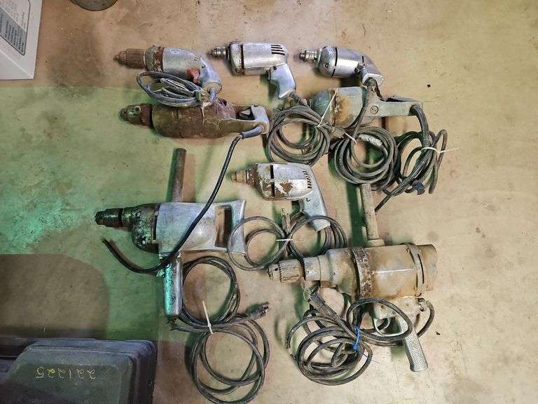 (8) Electric Drills