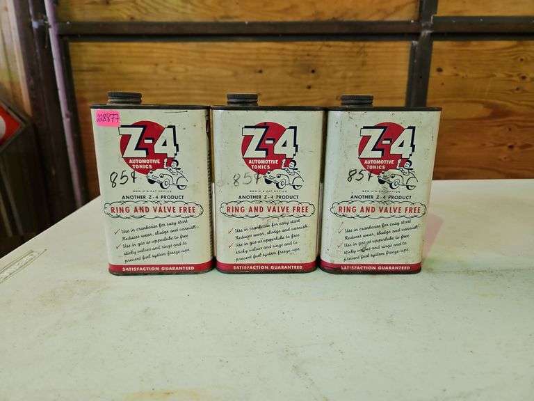 (3) Vintage Z-4 Automotive Tonic