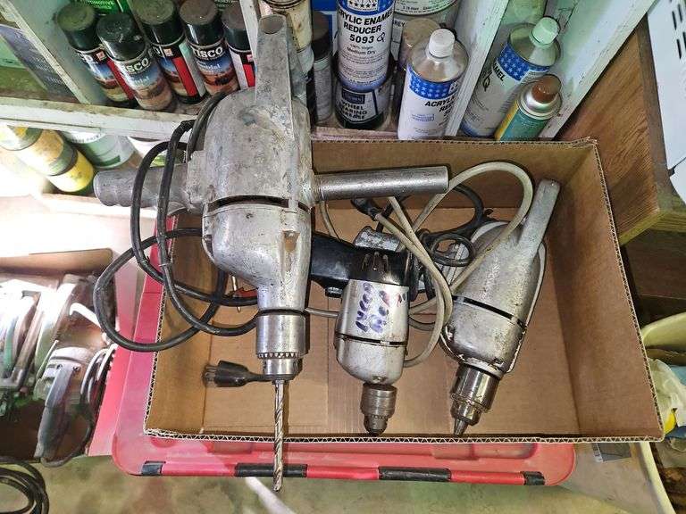 (3) Electric Drills
