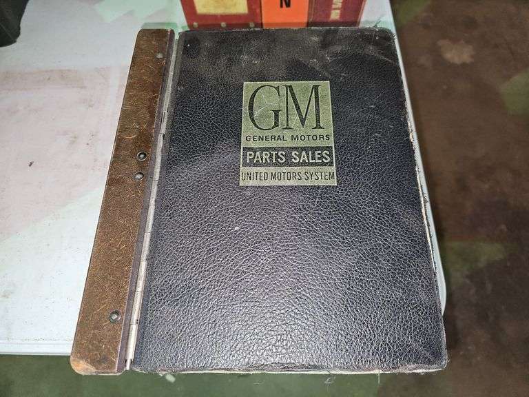 General Motors Parts Sales Catalog Assorted Brands Assiter Auctioneers
