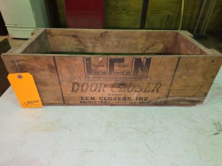 Antique L.C.N. Crate