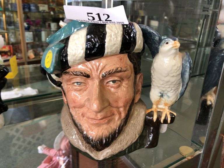 Vintage Royal Doulton Toby Jug "The Falconer" D6533 59/414 COPR 1959