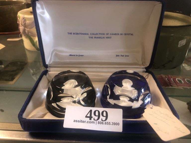 Bicentennial of Cameo in Crystal by Franklin Mint