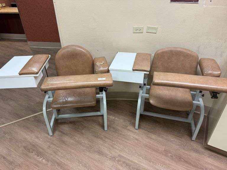 2 Blood Drawing Chairs