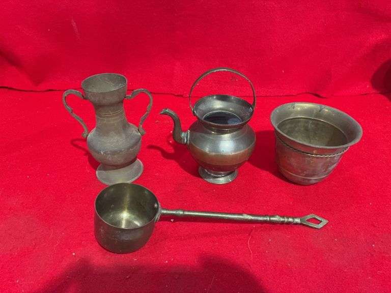 Four (4) Brass Pieces
