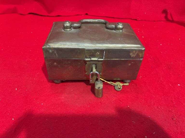 Brass Box w/ Lock & Keys