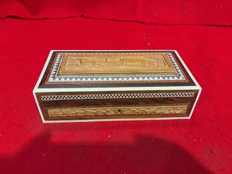 Wooden Box W/ Pens