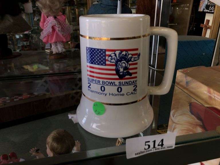 2002 Super Bowl Sunday Stein Harmony Home CAC