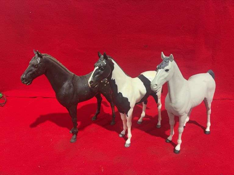 Three (3) Toy Horses