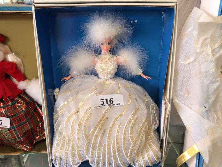 Snow princess Barbie Limited Edition in Box w/Certificate
