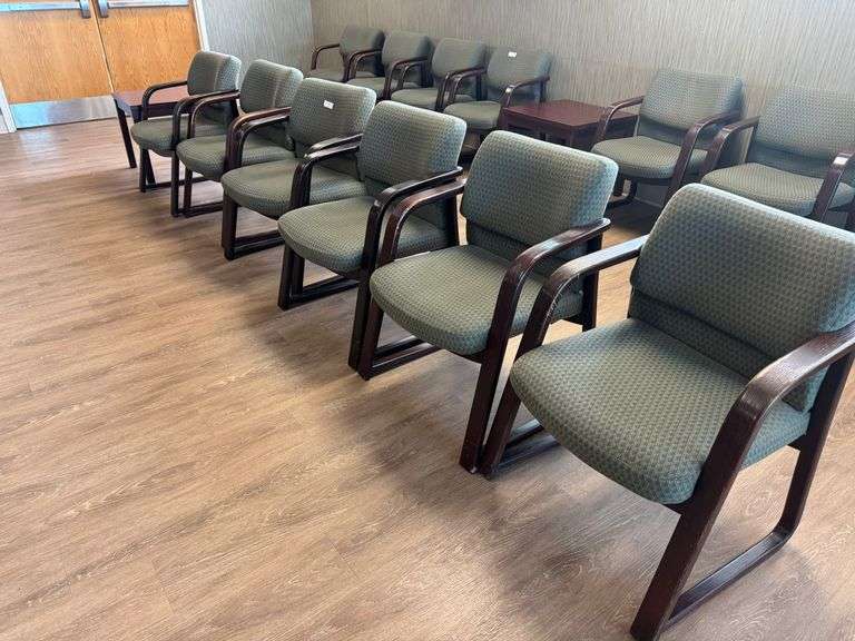6 Chairs W/ Side Table